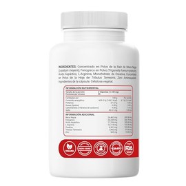 Restart Ultra TES7 MEN | Fórmula 7 en 1 con Maca Negra, Creatina, Fenogreco, Tribulus, L-Arginina, Zinc y Ácido Aspártico | Calidad Certificada en Lab
