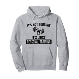 Funny It's Just Personal Training Personal Trainer Pullover Hoodie