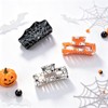 Halloween Hair Claw Clips for Women Irregular & Square 3Pcs