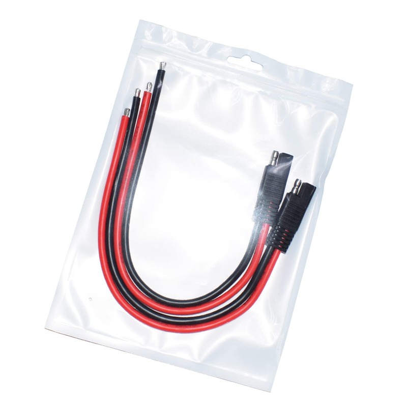 LIXINTIAN 10AWG SAE Connector Extension Cable, 2Pack Quick Disconnect Plug,