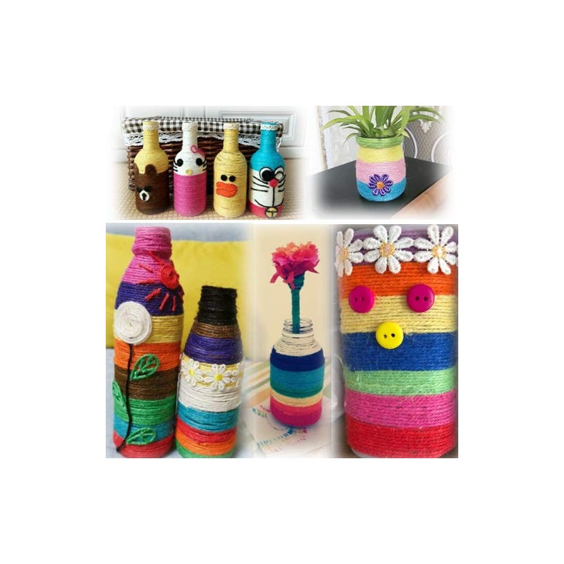 G2PLUS Pink Jute String Twine 2MM, 100M Natural Garden Jute