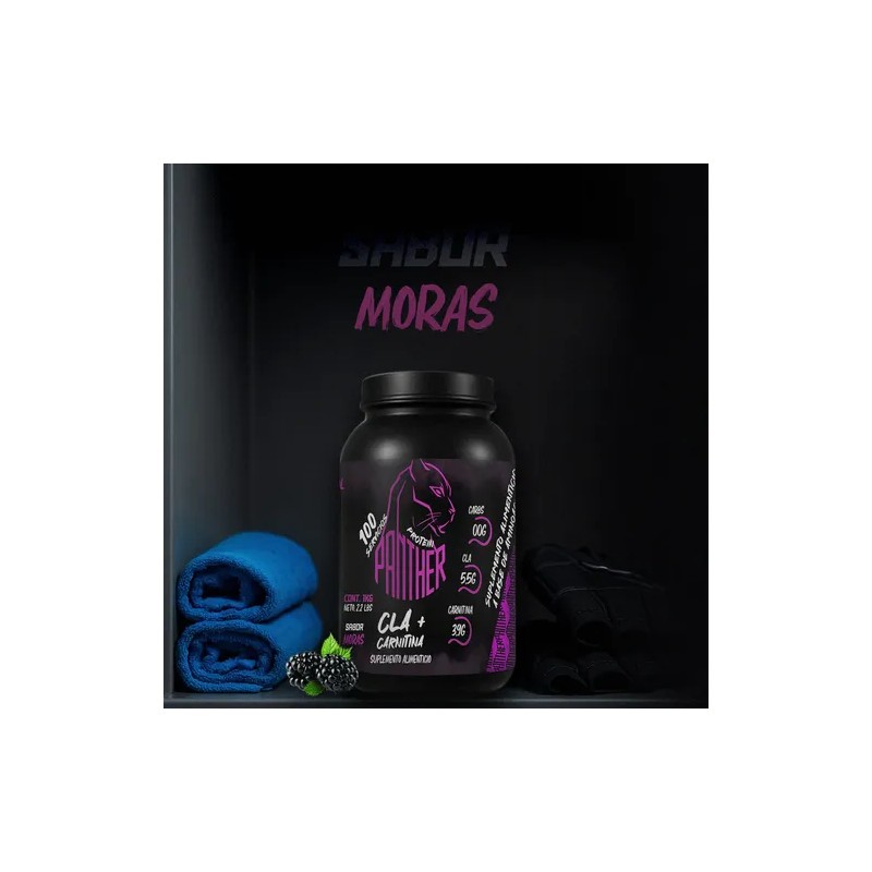 Cla Carnitina Panther Protein 1kg 100 Servicios Sabores