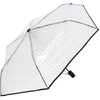 iX-brella Pocket Umbrella Transparent with Lens Effect and Coloured Handle