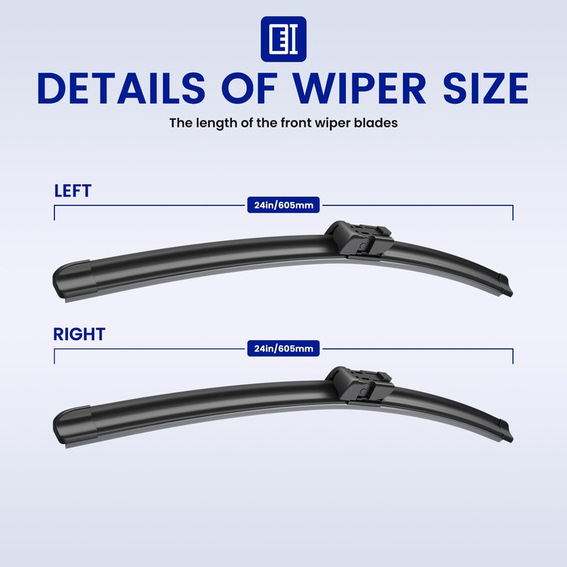 EMITHSUN® Windshield Wipers Replacement for Toyota Tundra Sequoia 2025 2024