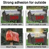 Yuomtf Reflective Mailbox Numbers Sticker for Outside，8 Sets 0-9 Self