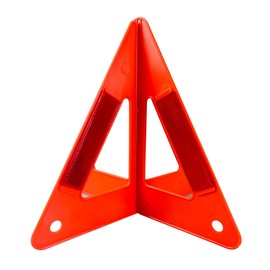 BRITEGUARD 3 Piece 3D Plastic Warning Triangle for Road Safety and Emergency || High Visibility and Economical || Great for Laymen Use