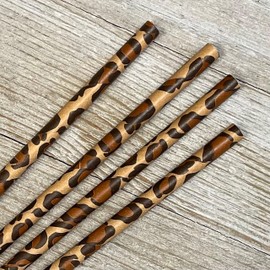 Leopard Print Paper Straws - Animal Print Straws - Safari Theme Party Supply - 50 Pack - Outside the Box Papers