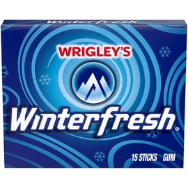 Wrigley Winterfresh Chewing Gum, 15 Stick (Pack of 4), 60 Gum Pieces