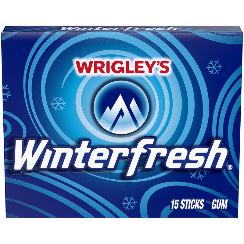 Wrigley Winterfresh Chewing Gum, 15 Stick (Pack of 4), 60