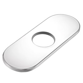 Yuanchu 35mm Lochkappen Abdeckplatte, 304 Edelstahl Wasserhahn Platte Rosette Vertuschen Hässlichkeit Abdeckplatte Anti Flecken Befestigung Badezimmer Küchenspüle Duscharmatur Rohrabdeckung(Verzinken)