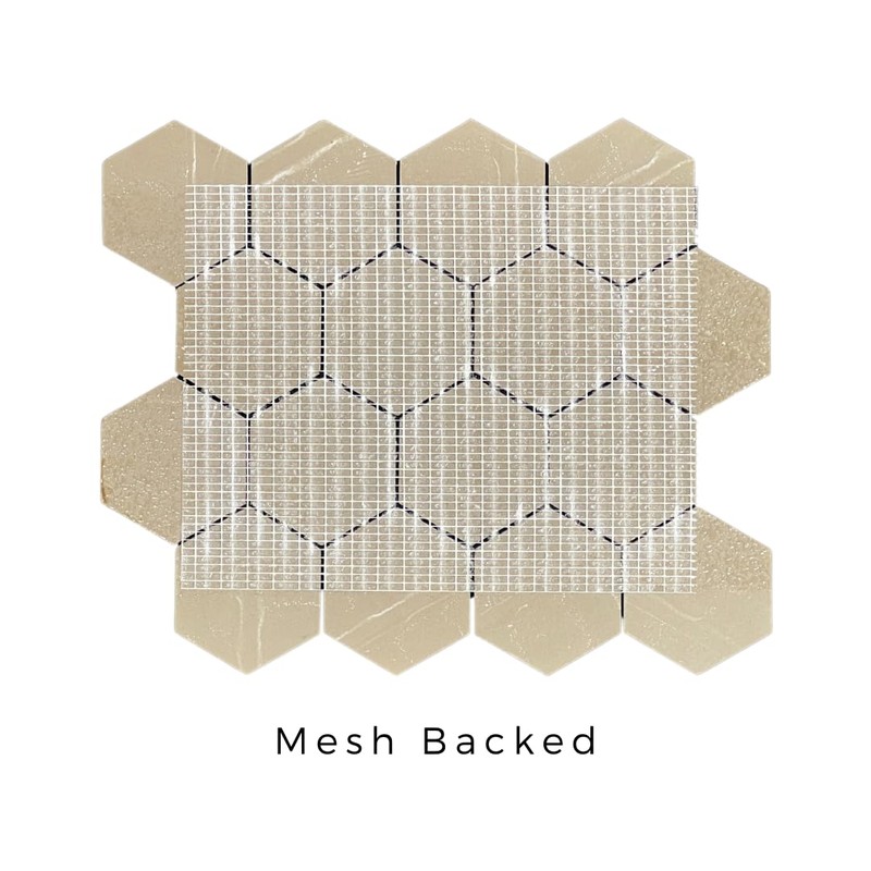 Tenedos HTC163 Green Emerald Hexagon Porcelain Mosaic Tile – Vibrant
