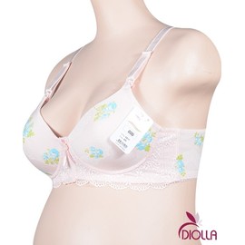 No-Wire Maternity Bra for Pregnancy and Postpartum SN1407-0211 Orange/95B