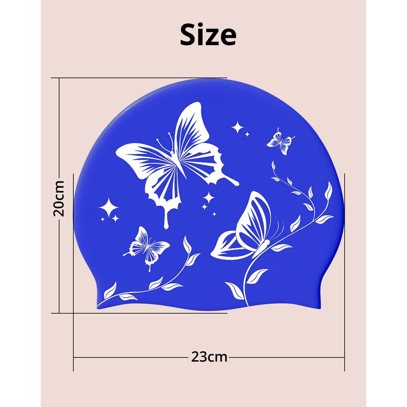 Swimming Cap for Women – Soft, Elastic, Anti-Slip, Stylish, Comfortable
