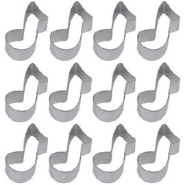 1 Dozen/12 Count Mini Music Note 1.75 Inch Cookie Cutters from The Cookie Cutter Shop – Tin Plated Steel Cookie Cutters