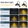 Ufelizor Solar Barn Light, Solar Wall Sconce Light Outdoor with