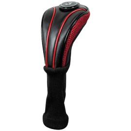 LEZAX TOHC-6553 TEE-OFF Utility Headcover Black x Red