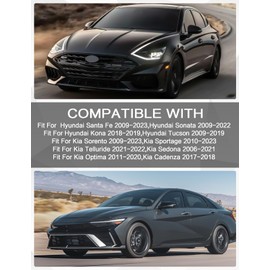 Oil Drain Plug with Gasket Fit for Hyundai Santa/Sonata/Kona/Tucson Fit for Kia Sorento/Sportage/Telluride/Sedona/Kia Optima/Cadenza Replace 45285-3B010 45286-3B010