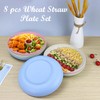 Homienly Deep Dinner Plates Set of 8 Alternative for Plastic
