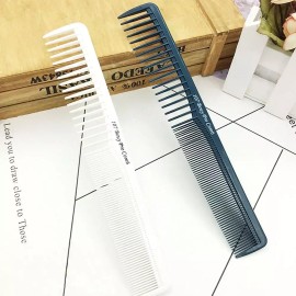 양면 일자 머리빗 커트빗 헤어 브러쉬 머리빗 빗 헤어빗 미용실빗 앞머리빗 [화이트] Double-sided straight hair comb cutting comb hair brush hair comb beauty salon comb bangs comb [White]