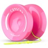 MAGICYOYO K2 Plus Crystal Responsive Yoyo for Kids, Pink Yo-yo