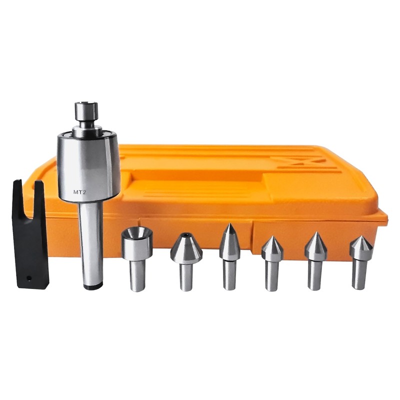 Mt2 Medium Duty Live Center Set, 2MT Morse Taper Live