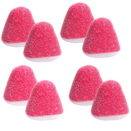 Strawberry Gummi Drops Candy, Delicious Sugar Coated Fruit Flavors Gummies (1 Pound)