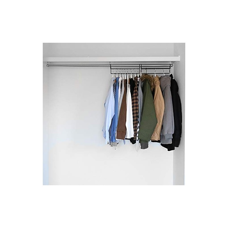 Hangers, Clothes Storage Up Hangers, Set of 2 (Brown)