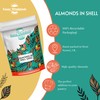 Sussex Wholefoods Almonds in Shell 500g - Fresh, Crunchy Snack,