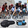 BELSVOR Comfortable Bicycle Saddle, Bicycle Saddle with Double Spring Shock