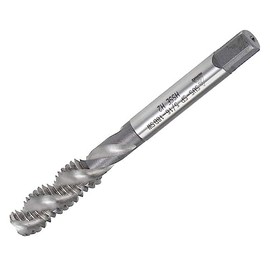 TOP-VIGOR 5/16"-18 BSW Spiral Flute Thread Tap, Metric Machine Threading Tap H2 Tolerance, HSS-Cobalt(5% Co) Uncoated Thread Milling Tap(Round Shank Square End)
