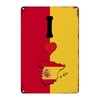 Spain Retro Wall Decoration Plaques I Love Spain Metal Plaque