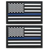 American Thin Blue Line Flag Patch USA Police Flags Tactical