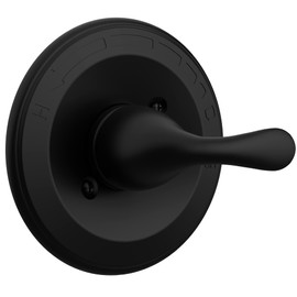 Replacement for D Faucet 13 Series Single-Function Shower Valve Trim Kit, Shower Handle, Matte Black Shower Trim Kit T13020-BL (Cartridge and Valve Not Included)