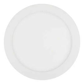 Sanelec Lampara Led Plafon Sobreponer Redondo 12w Luz Calida 2 Pack