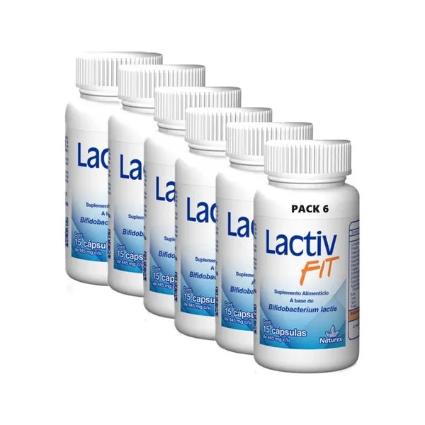 Pack Lactiv Fit 6 Suplementos Tratamiento Completo Para 3 Meses