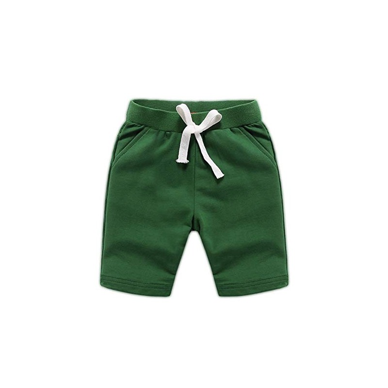 Haxico - Pantalones cortos deportivos de algodón sólido para niños