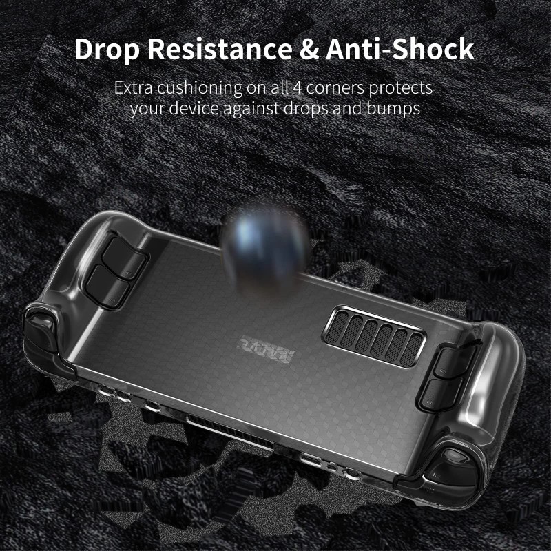 HEYSTOP Protective Case for Steam Deck, TPU Soft Cover Protector
