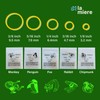 LA MIERE 400 pack Orthodontic Elastics Dental Rubber Bands Intraoral
