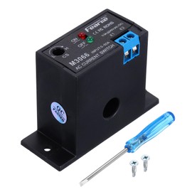 sourcing map 2pcs Miniature Current Switch 0-50A Normally Closed AC Current Sensing Switch Sensor Monitoring Relay, M3066