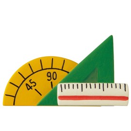 Decole ZCB-61017 Figurine Ruler Set, 1.7 x 0.9 x 0.4 inches (4.3 x 2.4 x 1 cm), Concombre