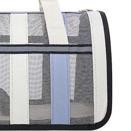 Bolsa Transportadora para Gatos, Transpirable, Tela Oxford de Gran Apertura, Plegable, Ligera para Perros y Gatos (M 25 cm9,8 Pulgadas)               