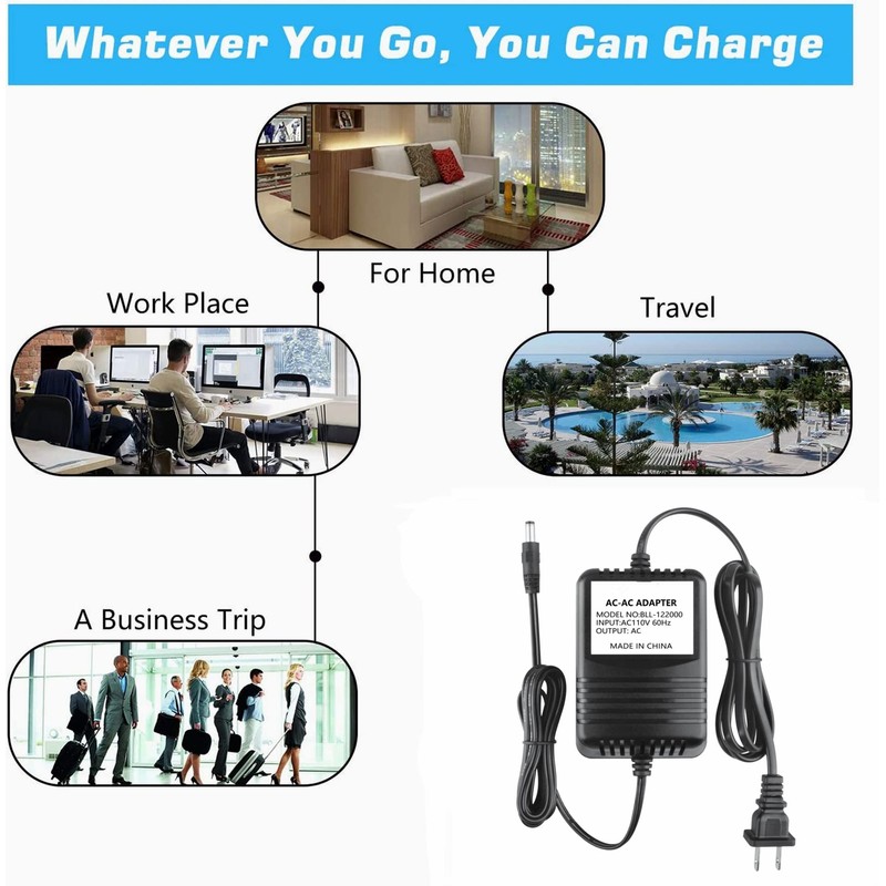 Jantoy AC to AC Adapter Compatible with VTech Handset CS6114