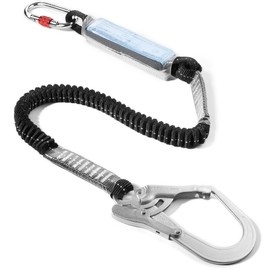 [TT TRSMIMA] Lanyard, New Standard Safety Belt - Full Harness Type, Torso Belt Type, Dual Use, First Type, Single Lanyard, Single Lanyard, Extendable, Bellows, Safety Belt, For Work at High Altitudes,