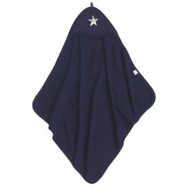 Taftan Star Silver Hooded Towel 75 x 75cm (Dark Blue)
