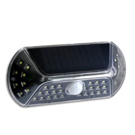 Kisma Ville Solar Motion Sensor Light, Black, Size: Approx. 7.4 inches (190 cm), D15.7 inches (40 cm), H35.4 inches (90 cm), KL-10378