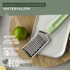 Fackelmann Ecolution Grater - Hand Grater Made of Stainless Steel,