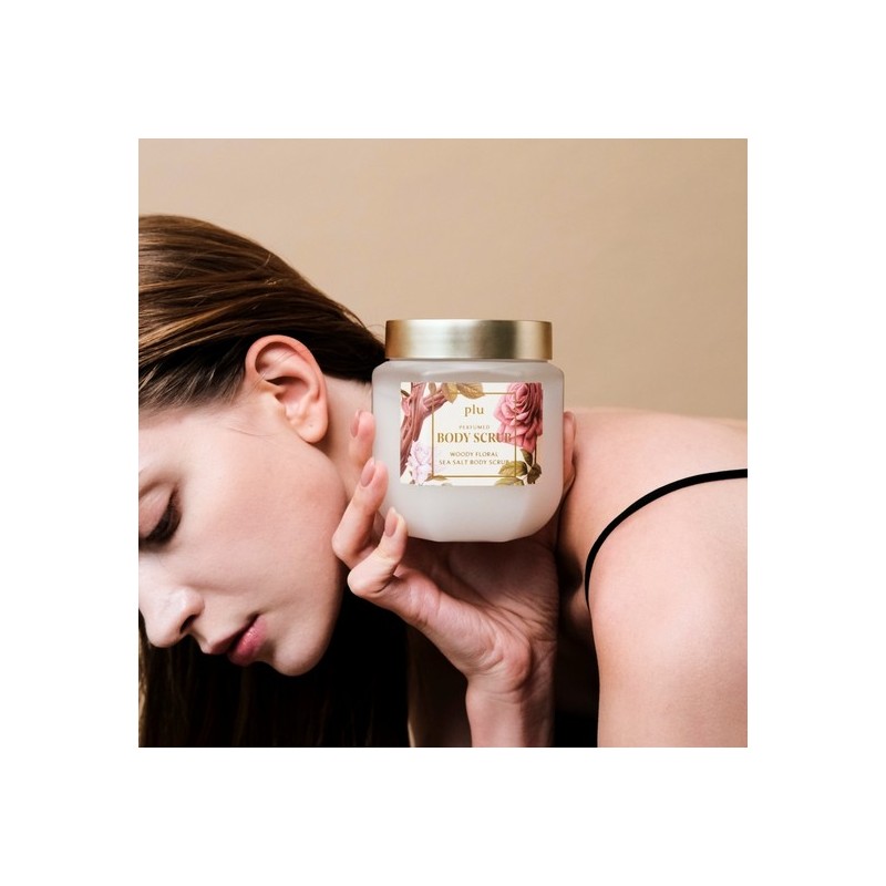 Flu Ploo Perfumed Sea Salt Body Scrub 500g Woody Floral
