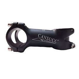 Bicycle Stem 31.8 × 60mm CANSUCC Mountain Bicycle Handlebar Stem Riser Suitable for Road Cycling MTB BMX (Black, Aluminum Alloy)
