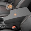 AOMSAZTO Armrest Covers for 2018-2023 Subaru Crosstrek Carbon Fiber