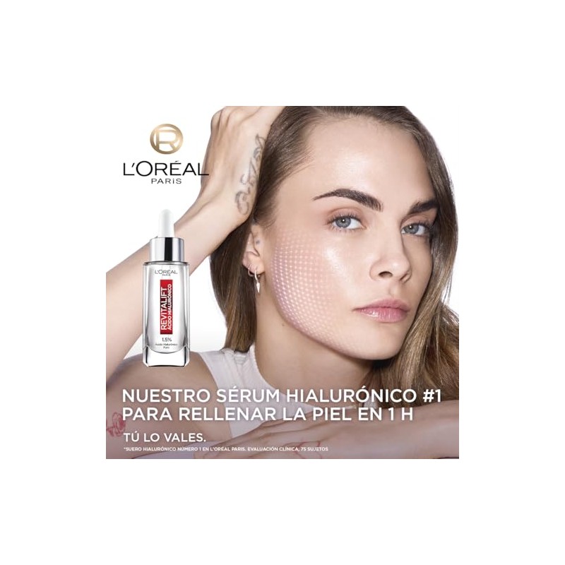 LOreal Paris Revitalift cido Hialurnico Srum de Rostro, Hidrata Intensamente